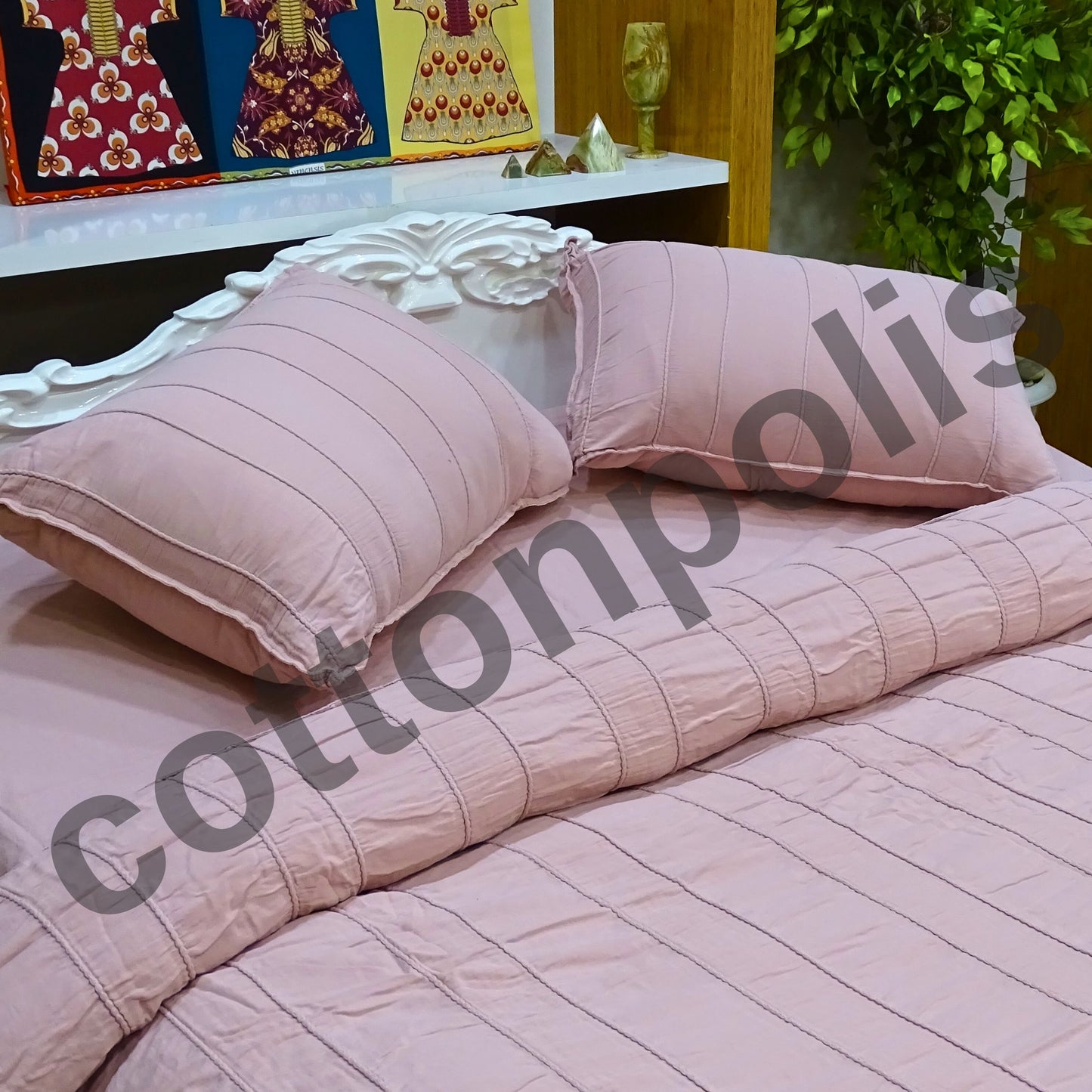 Wholesale Muslin Striped Duvet Cover and Sets, Organic 100% Turkish Cotton Bedding Sets by Cottonpolis