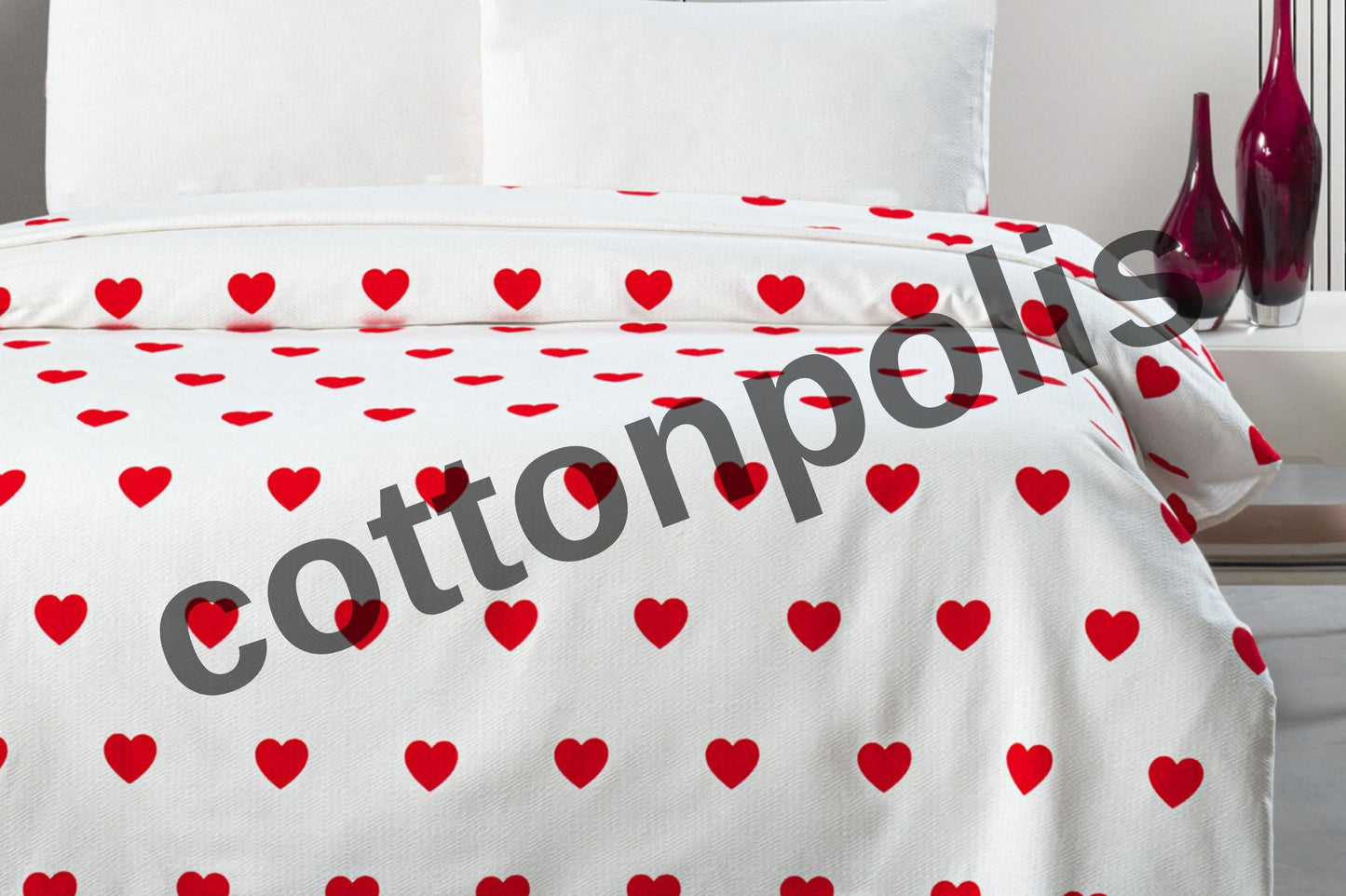 Wholesale Pique Bedspreads 100% Turkish Cotton Bedding Sets by Cottonpolis