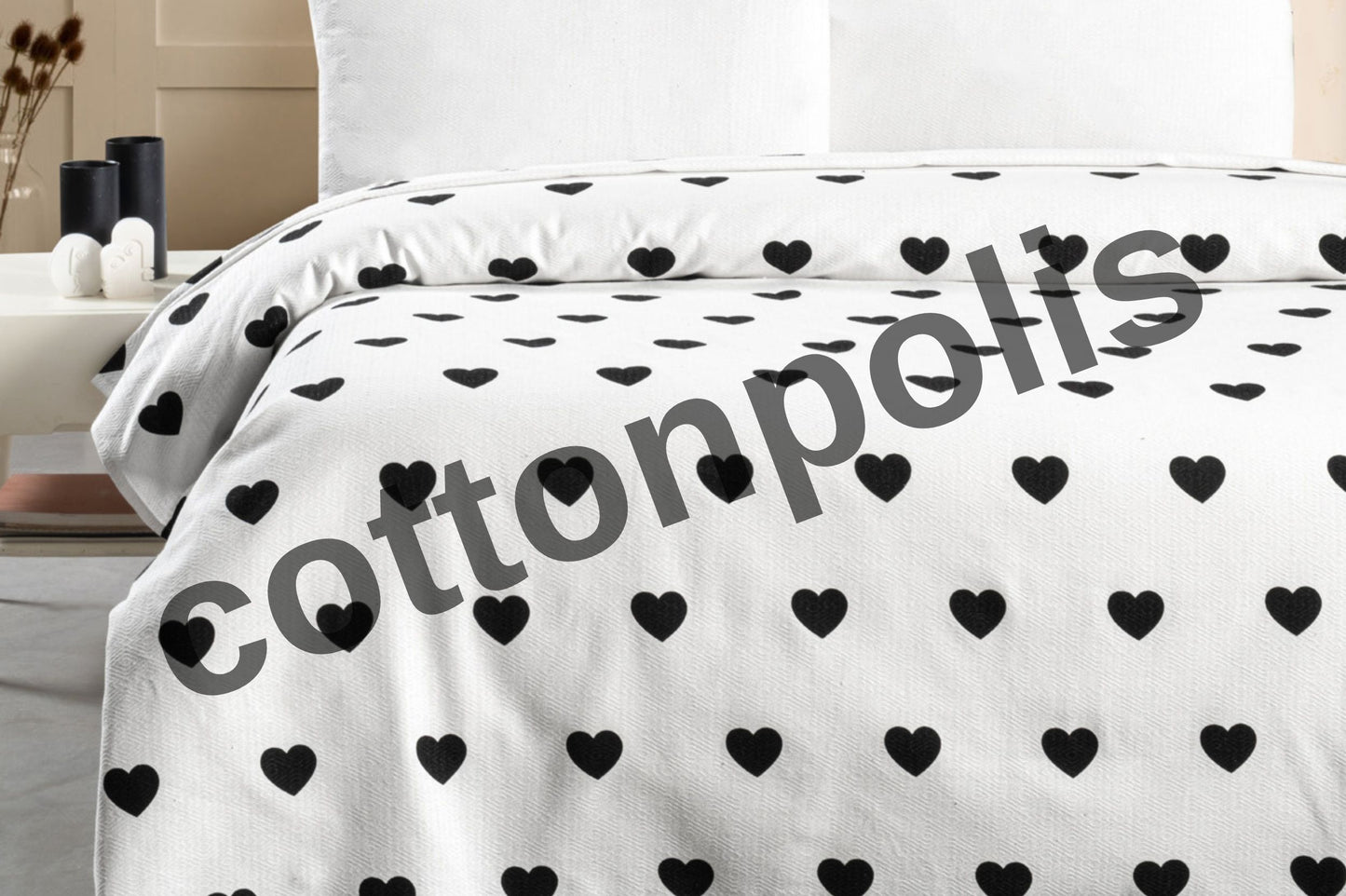 Wholesale Pique Bedspreads 100% Turkish Cotton Bedding Sets by Cottonpolis