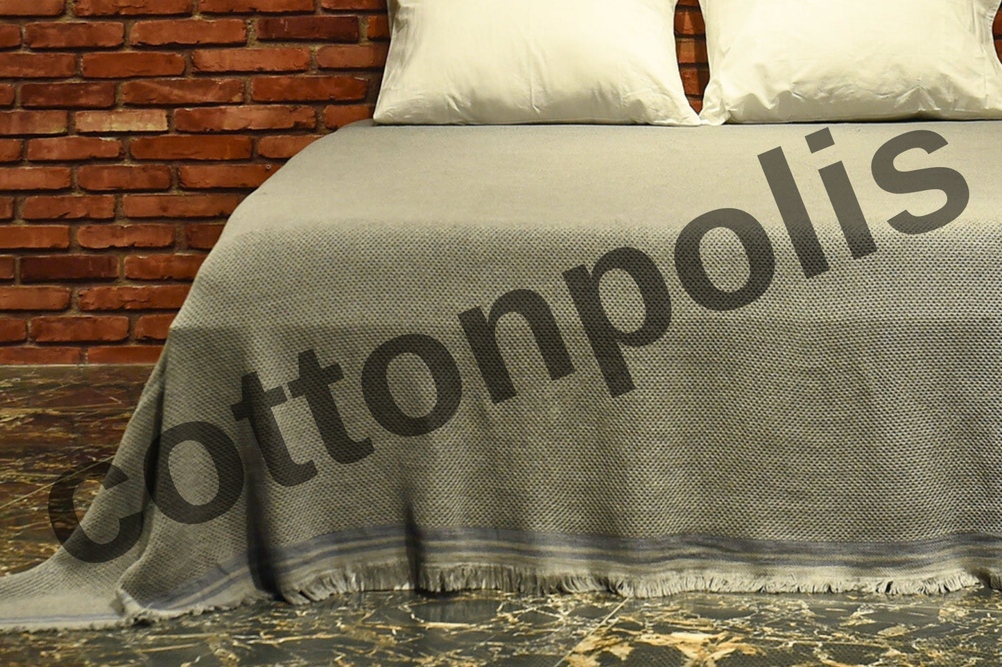 Wholesale Premium Series Turkish Blankets, Pure Organic 100% Turkish Cotton Bed Throw Bedspread by Cottonpolis