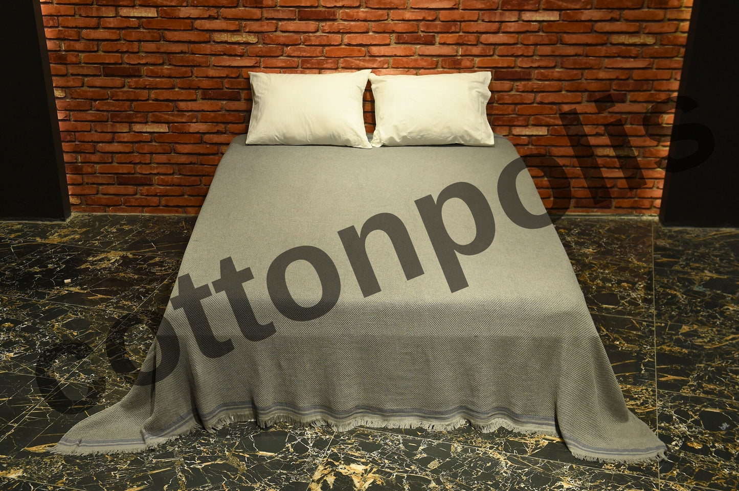 Wholesale Premium Series Turkish Blankets, Pure Organic 100% Turkish Cotton Bed Throw Bedspread by Cottonpolis