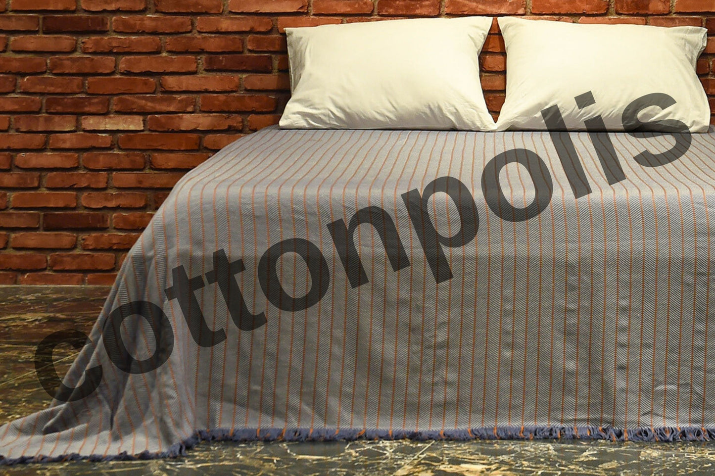 Wholesale Premium Series Turkish Blankets, Pure Organic 100% Turkish Cotton Bed Throw Bedspread by Cottonpolis