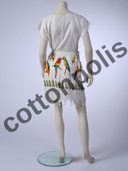 Wholesale Printed Bamboo Muslin Beach Dress and Pareo Wide Range of Patterns Available by Cottonpolis