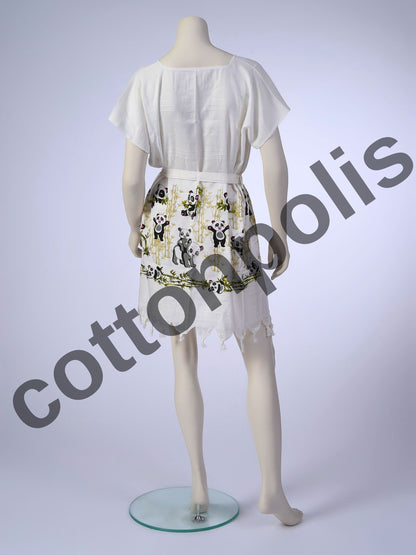 Wholesale Printed Bamboo Muslin Beach Dress and Pareo Wide Range of Patterns Available by Cottonpolis