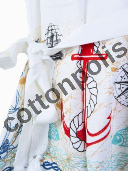 Wholesale Printed Bamboo Muslin Beach Dress and Pareo Wide Range of Patterns Available by Cottonpolis