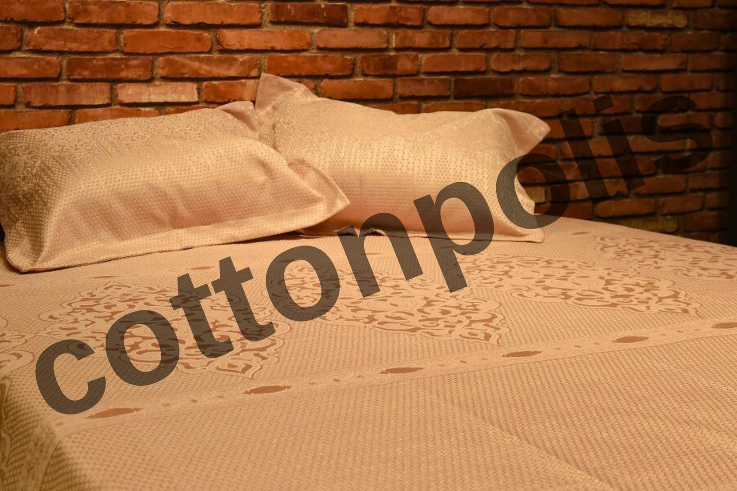 Wholesale Satin Jacquard Bedspreads and Sets Turkish Cotton Blankets by Cottonpolis