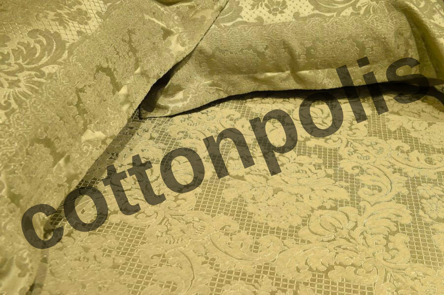 Wholesale Satin Jacquard Bedspreads and Sets Turkish Cotton Blankets by Cottonpolis