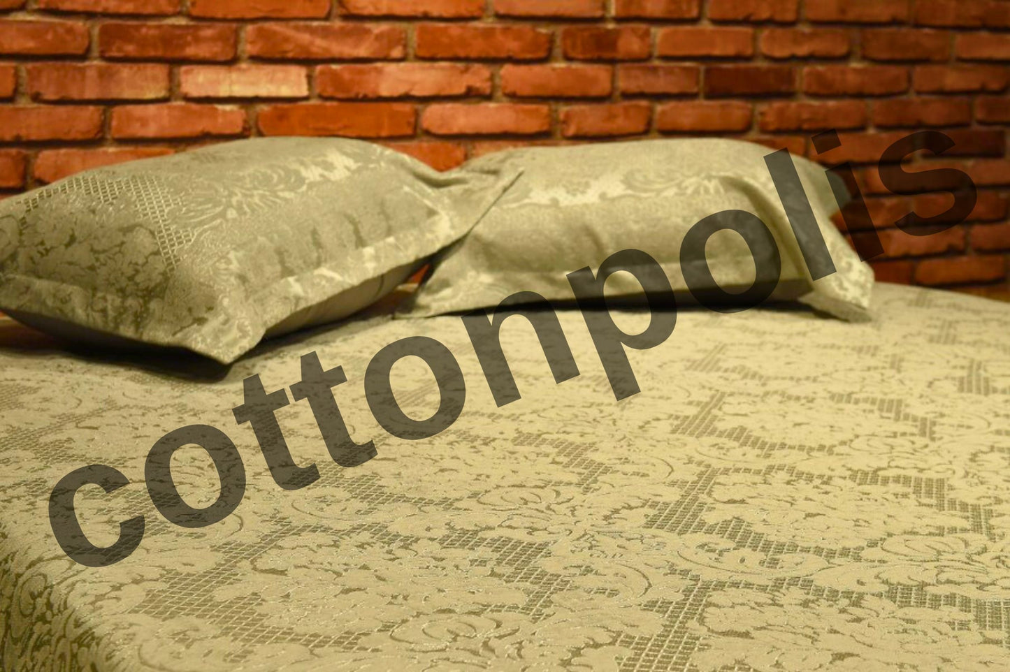 Wholesale Satin Jacquard Bedspreads and Sets Turkish Cotton Blankets by Cottonpolis