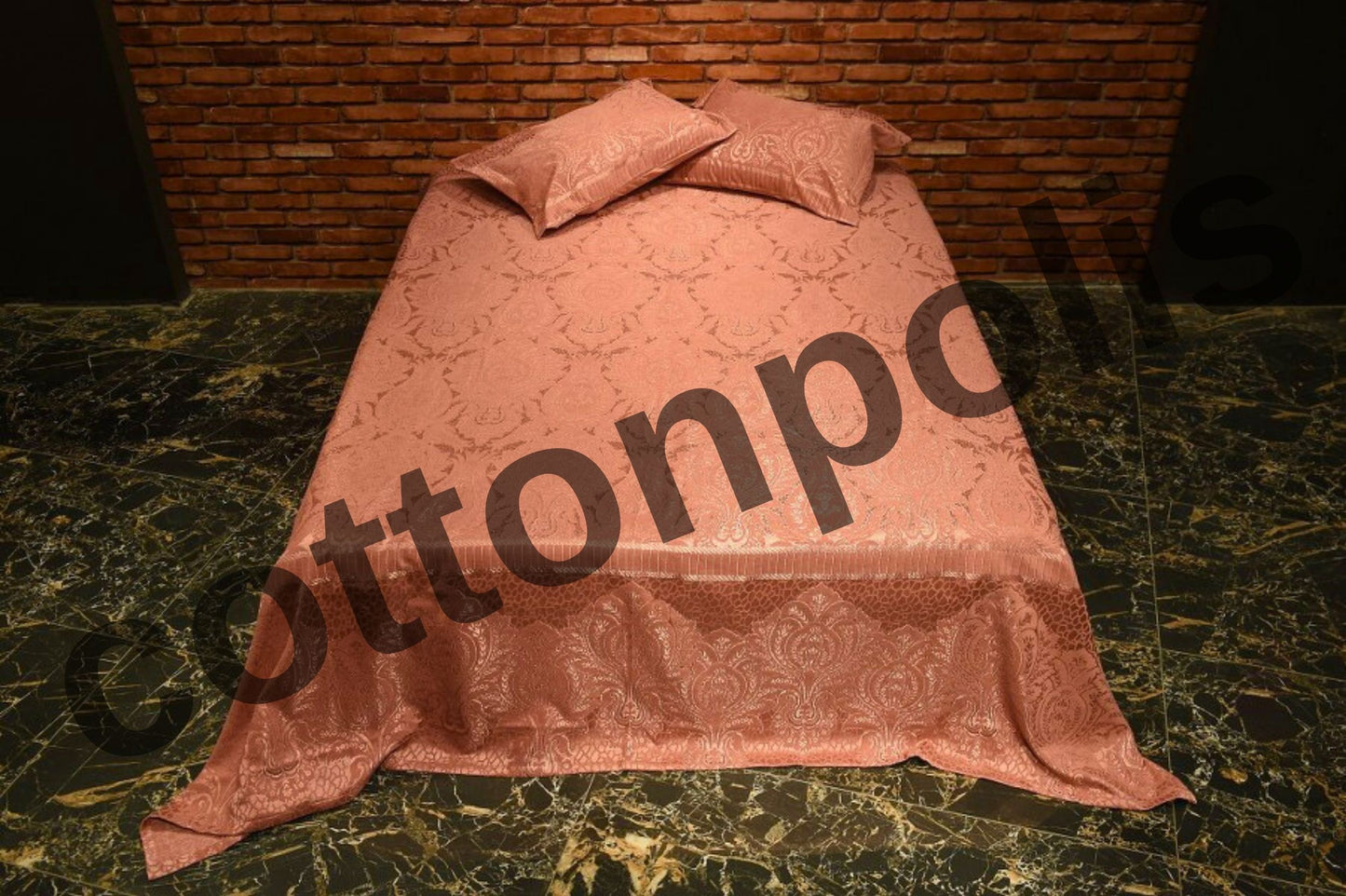 Wholesale Satin Jacquard Bedspreads and Sets Turkish Cotton Blankets by Cottonpolis