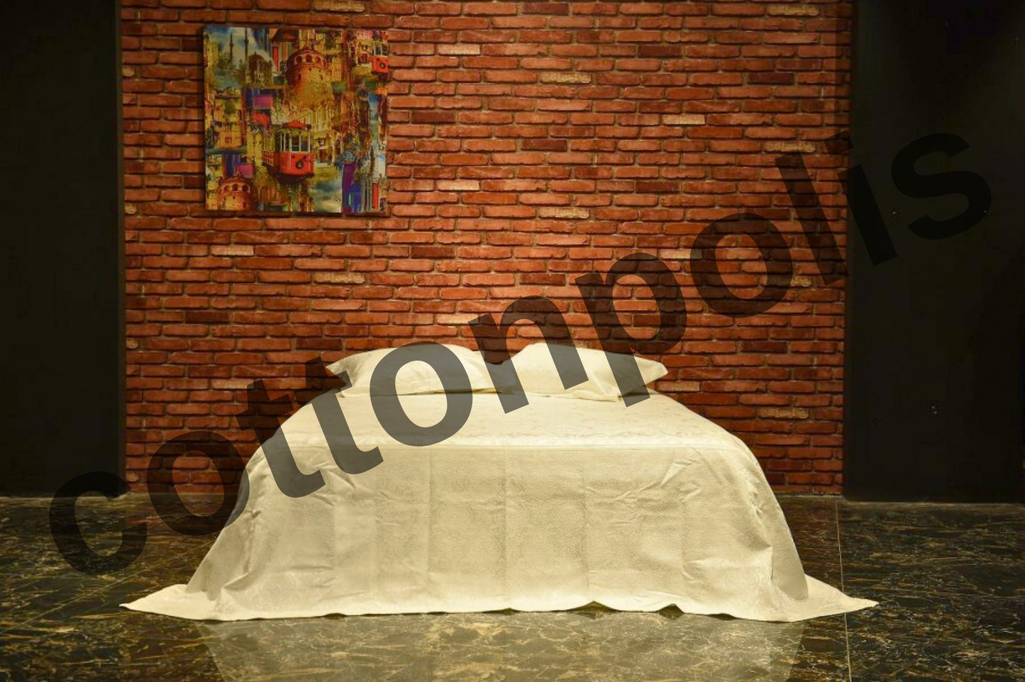 Wholesale Satin Jacquard Bedspreads and Sets Turkish Cotton Blankets by Cottonpolis