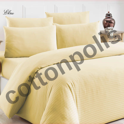 Wholesale Satin Striped Duvet Cover and Sets, Organic 100% Turkish Cotton Bedding Sets by Cottonpolis