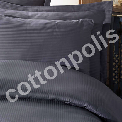 Wholesale Satin Striped Duvet Cover and Sets, Organic 100% Turkish Cotton Bedding Sets by Cottonpolis