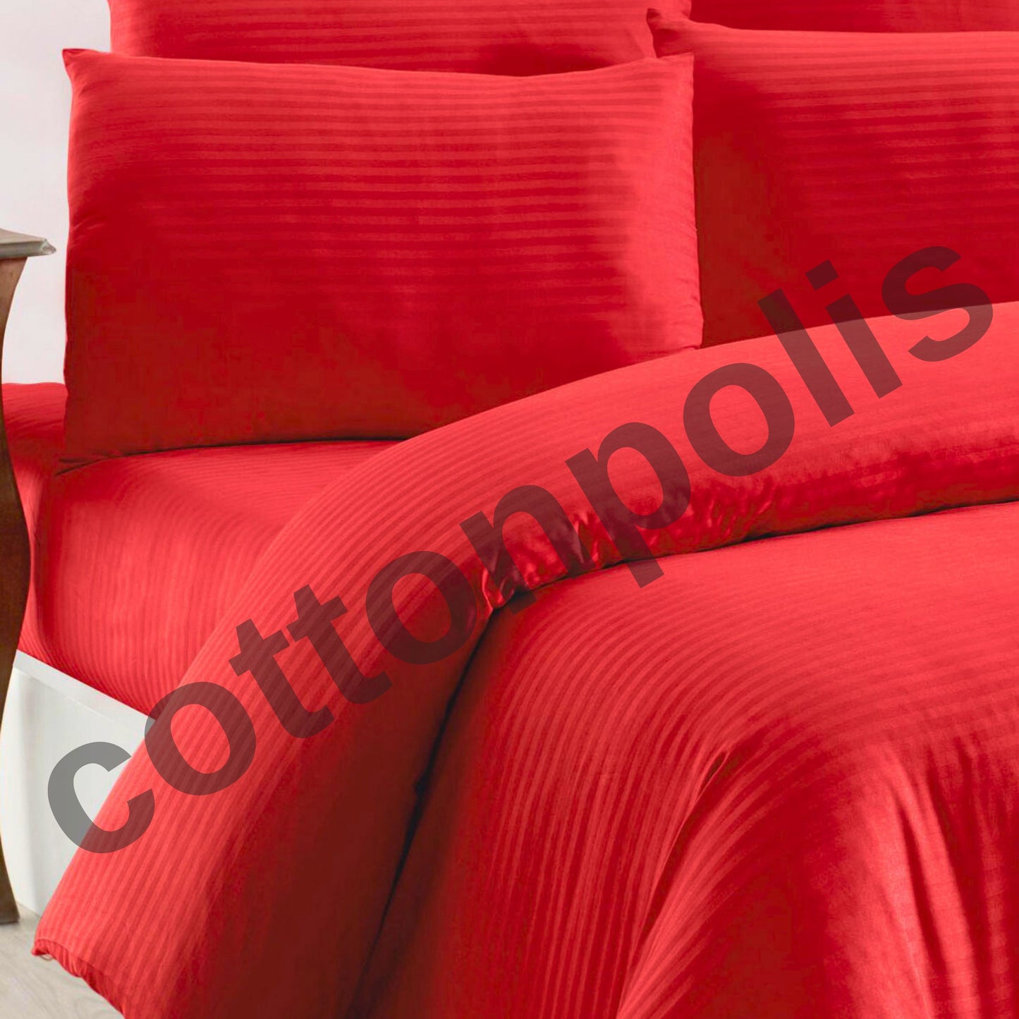 Wholesale Satin Striped Duvet Cover and Sets, Organic 100% Turkish Cotton Bedding Sets by Cottonpolis