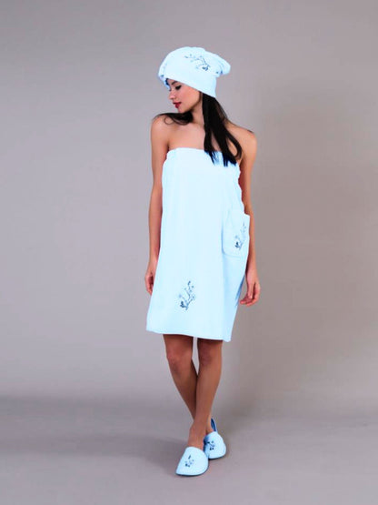 Wholesale Sauna Set and Hot Tub Wrap 100% Turkish Cotton Spa Peshtemal by Cottonpolis