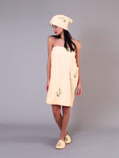 Wholesale Sauna Set and Hot Tub Wrap 100% Turkish Cotton Spa Peshtemal by Cottonpolis