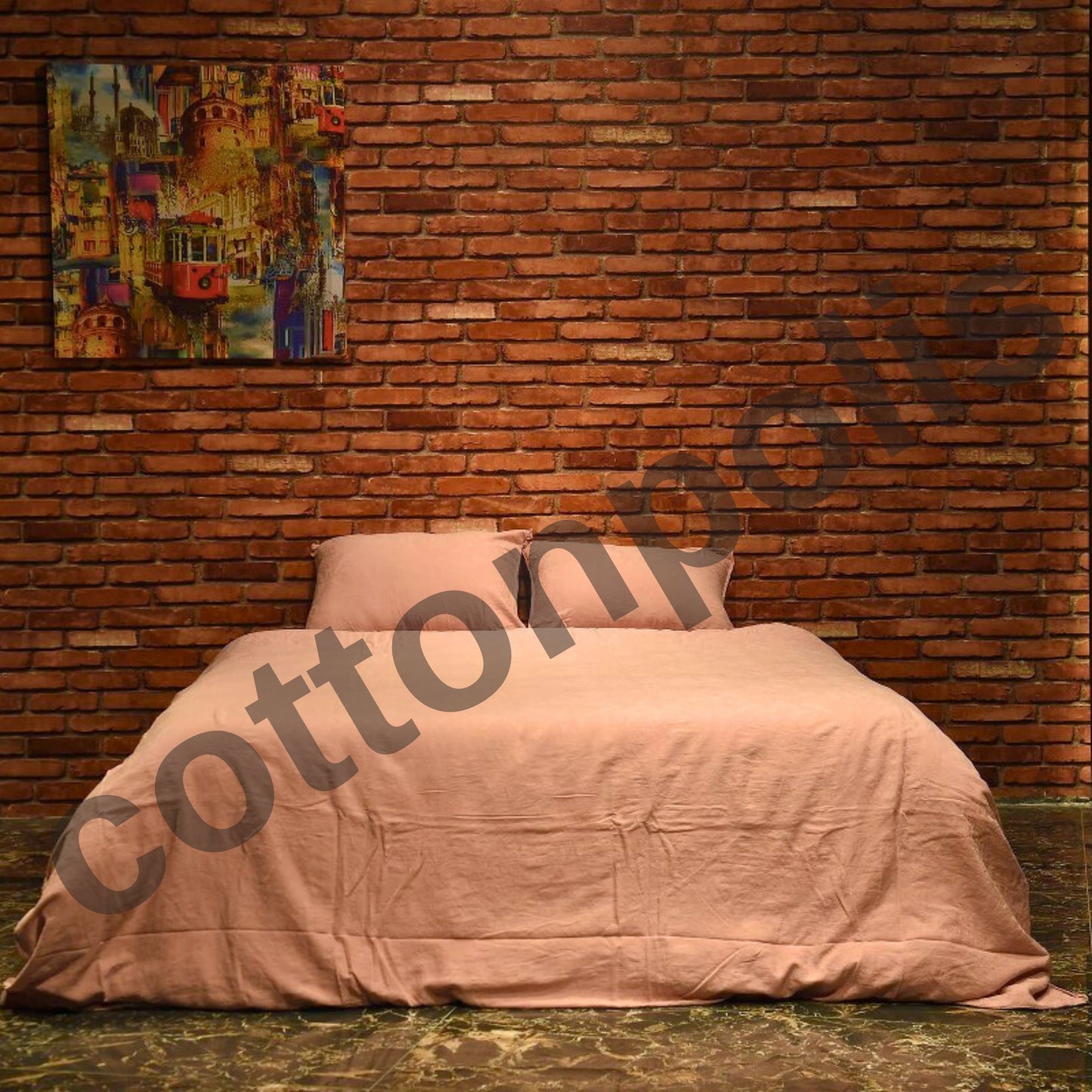 Wholesale Stonewashed Duvet Cover and Sets, Organic 100% Turkish Cotton Bedding Sets by Cottonpolis