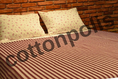 Wholesale Striped Bed Sheets and Sets Organic %100 Turkish Cotton Bedspread Sets by Cottonpolis