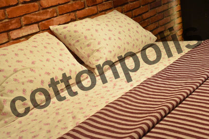 Wholesale Striped Bed Sheets and Sets Organic %100 Turkish Cotton Bedspread Sets by Cottonpolis