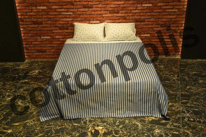 Wholesale Striped Bed Sheets and Sets Organic %100 Turkish Cotton Bedspread Sets by Cottonpolis