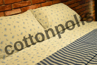 Wholesale Striped Bed Sheets and Sets Organic %100 Turkish Cotton Bedspread Sets by Cottonpolis