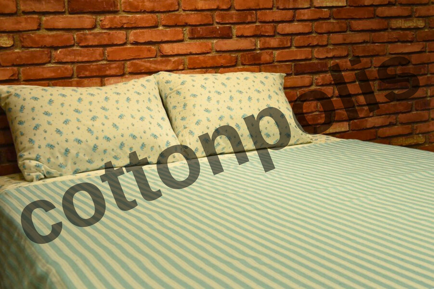 Wholesale Striped Bed Sheets and Sets Organic %100 Turkish Cotton Bedspread Sets by Cottonpolis