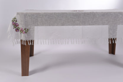 Wholesale Tablecloths Lace, Embroidered 100% Cotton Table Linen Sets by Cottonpolis