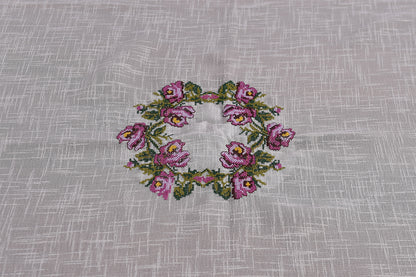 Wholesale Tablecloths Lace, Embroidered 100% Cotton Table Linen Sets by Cottonpolis