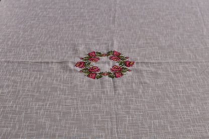 Wholesale Tablecloths Lace, Embroidered 100% Cotton Table Linen Sets by Cottonpolis