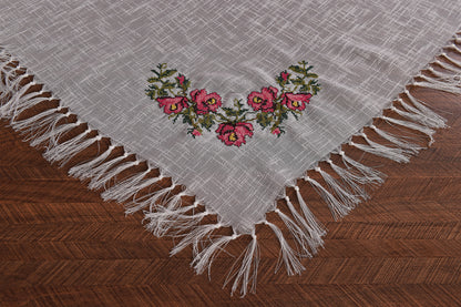 Wholesale Tablecloths Lace, Embroidered 100% Cotton Table Linen Sets by Cottonpolis