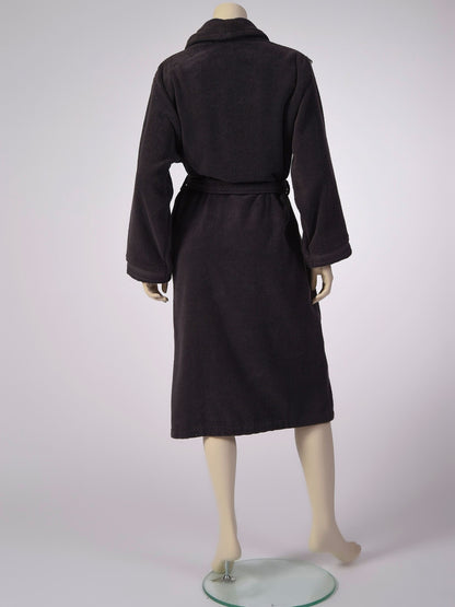 Wholesale Terry Cloth Robes Velvet Solid Color, Luxury Shawl Collar Bathrobes by Cottonpolis