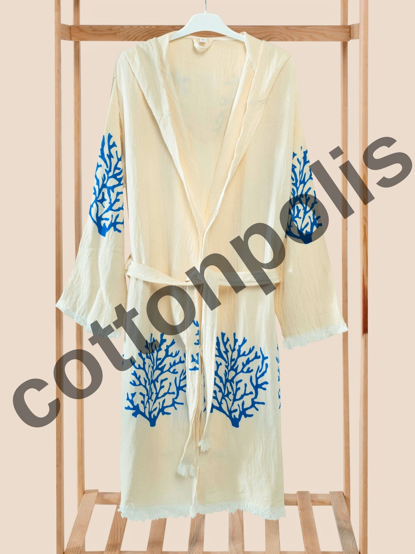 Wholesale Tie Dye Muslin Robes and Beach Dress with Hooded Wide Range of Patterns Available by Cottonpolis