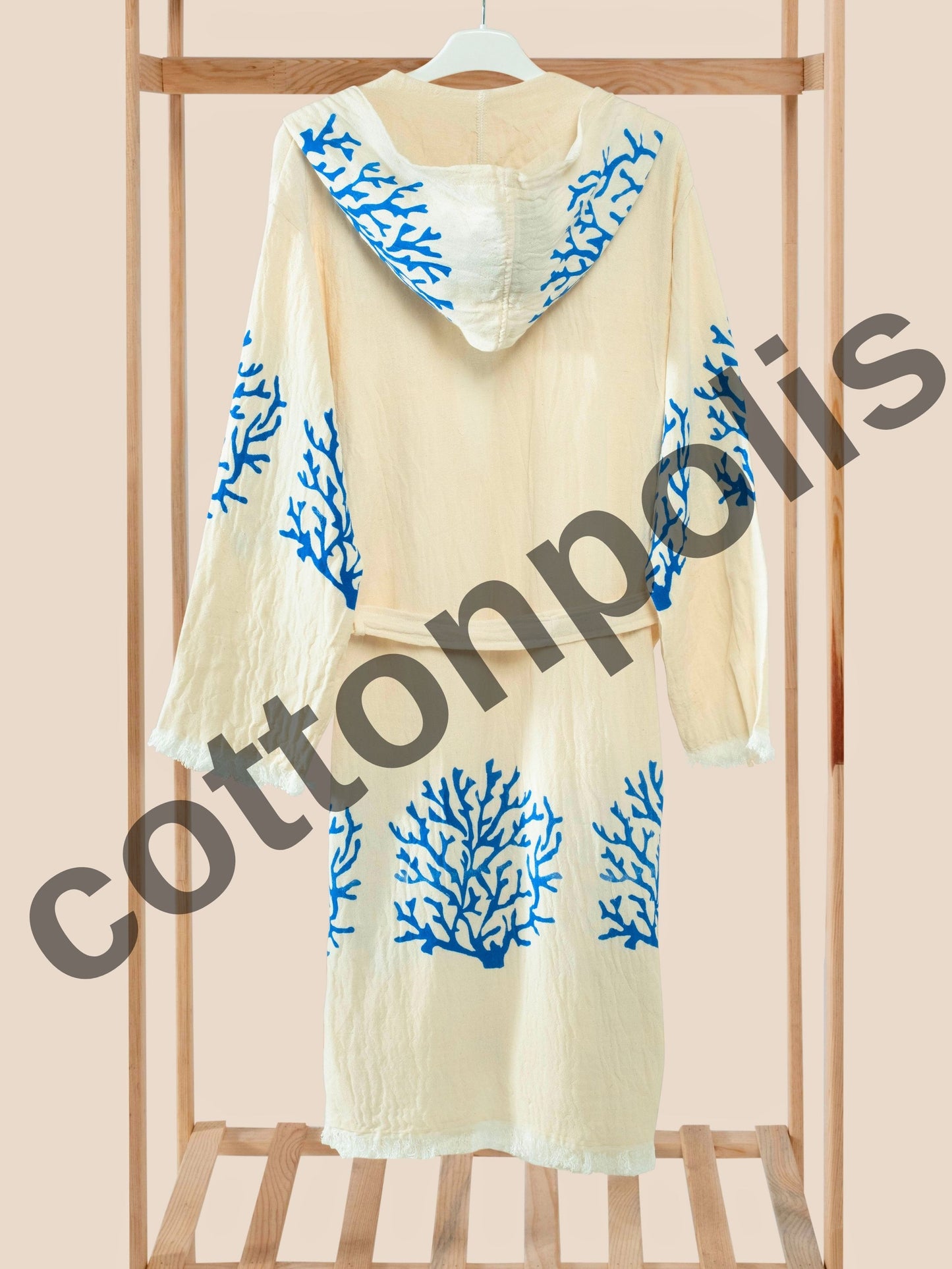 Wholesale Tie Dye Muslin Robes and Beach Dress with Hooded Wide Range of Patterns Available by Cottonpolis