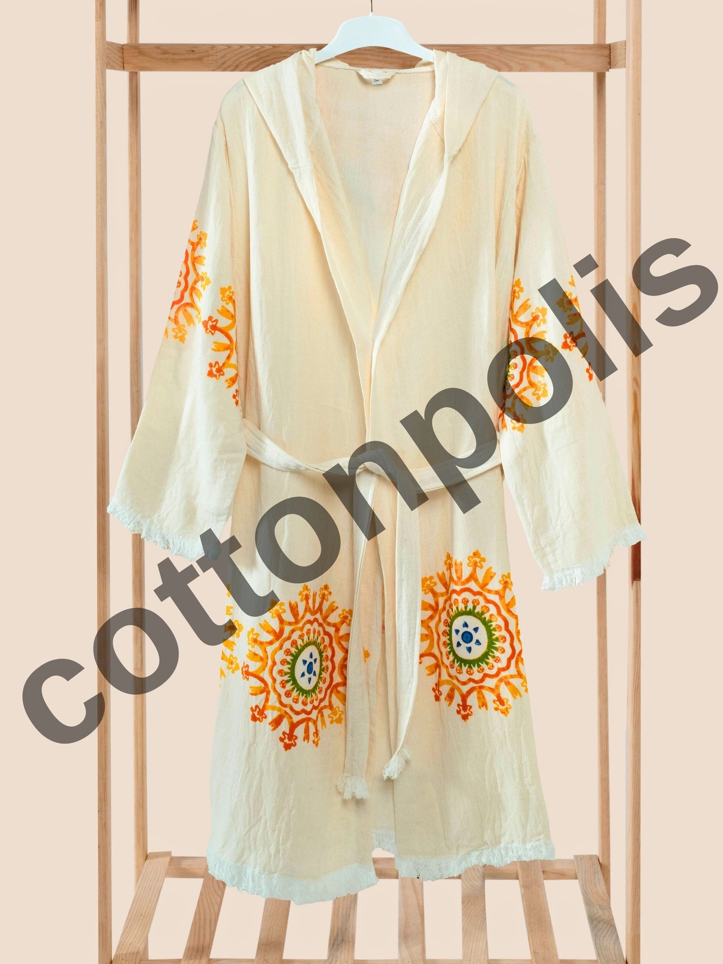 Wholesale Tie Dye Muslin Robes and Beach Dress with Hooded Wide Range of Patterns Available by Cottonpolis