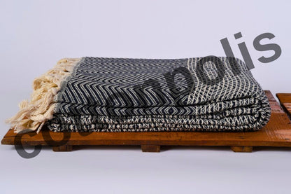 Wholesale Turkish Blankets Diamond-Big Bedspreads 100% Cotton by Cottonpolis