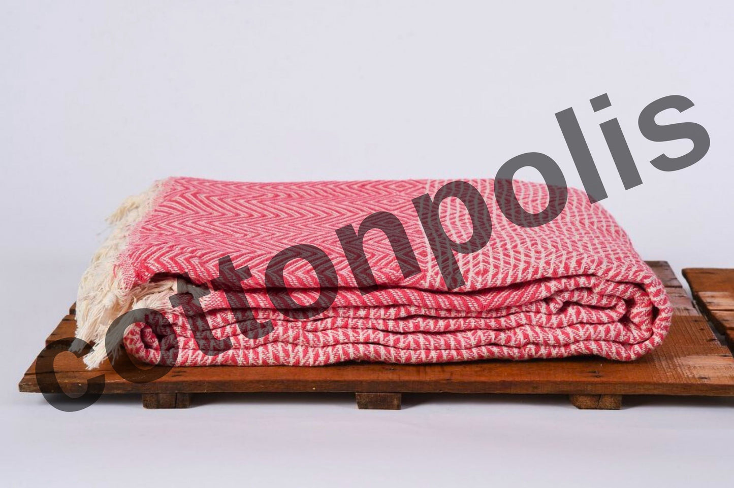 Wholesale Turkish Blankets Diamond-Big Bedspreads 100% Cotton by Cottonpolis