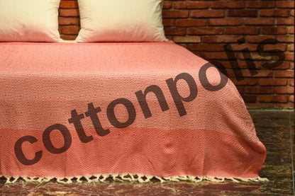 Wholesale Turkish Blankets Diamond-Big Bedspreads 100% Cotton by Cottonpolis