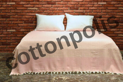 Wholesale Turkish Blankets Diamond-Big Bedspreads 100% Cotton by Cottonpolis