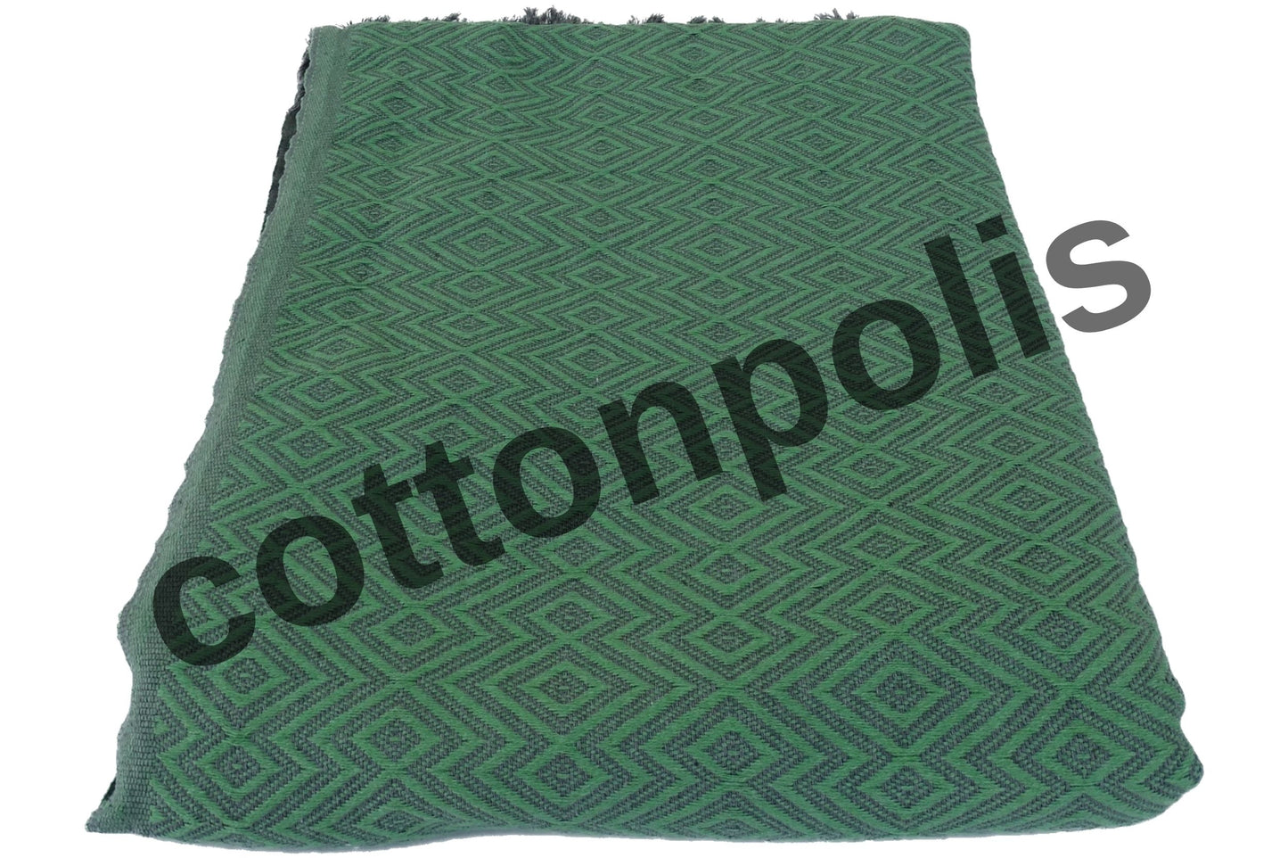 Wholesale Turkish Blankets Diamond Striped Bedspreads 100% Cotton by Cottonpolis