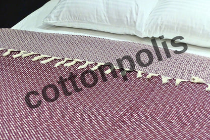 Wholesale Turkish Blankets Zigzag-M1 Bedspreads 100% Cotton by Cottonpolis