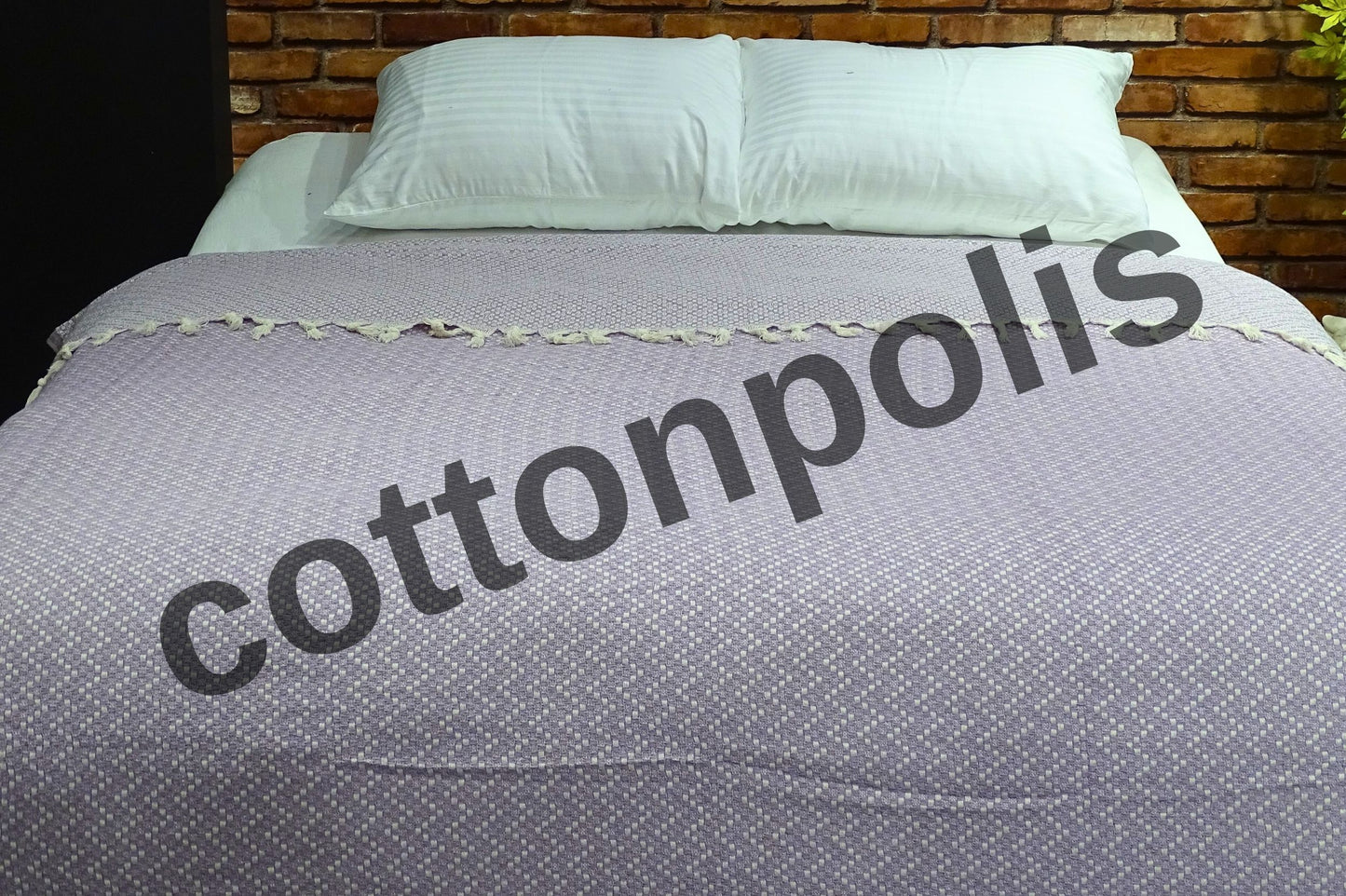 Wholesale Turkish Blankets Zigzag-M1 Bedspreads 100% Cotton by Cottonpolis