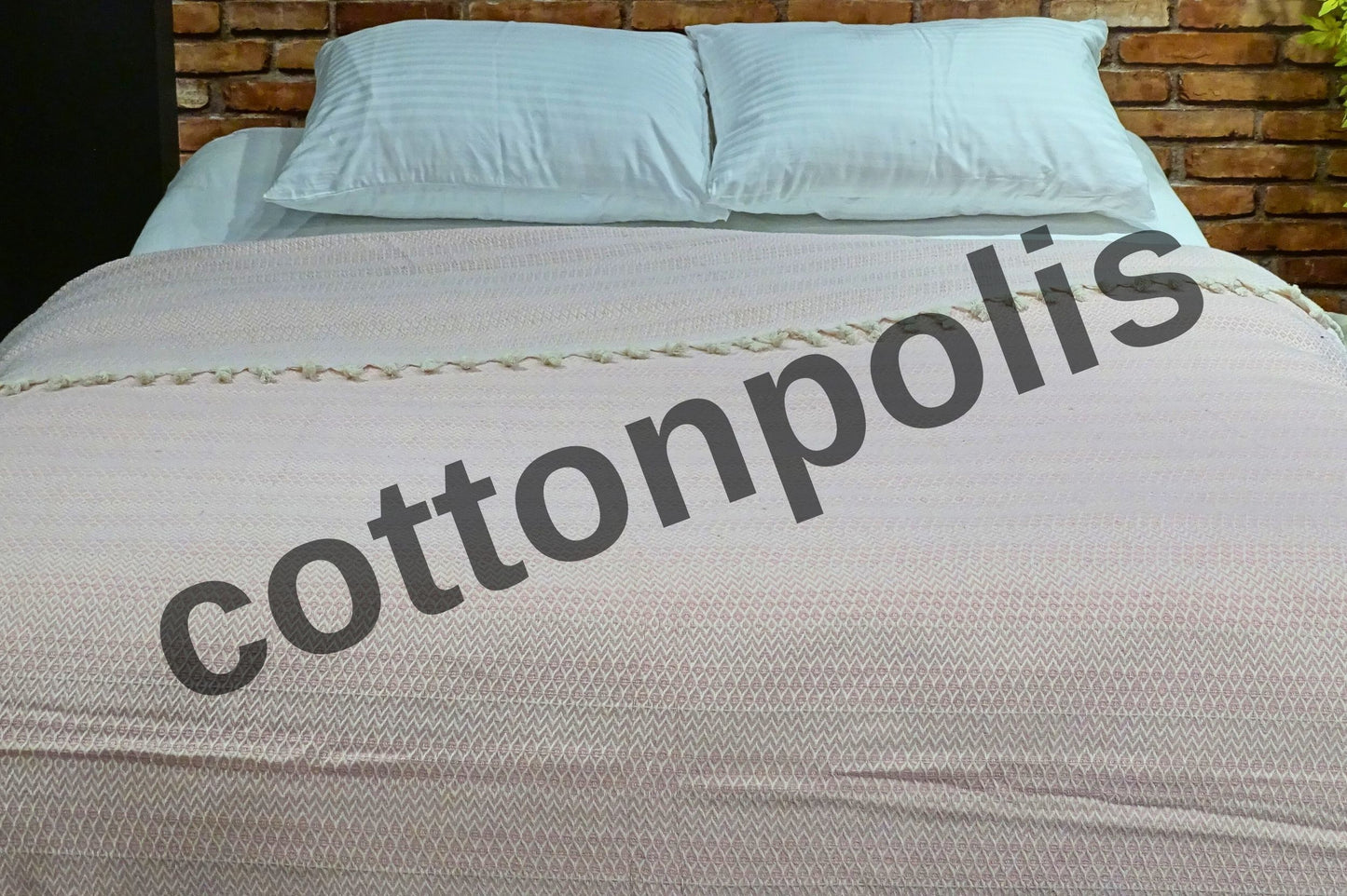 Wholesale Turkish Blankets Zigzag-M2 Bedspreads 100% Cotton by Cottonpolis