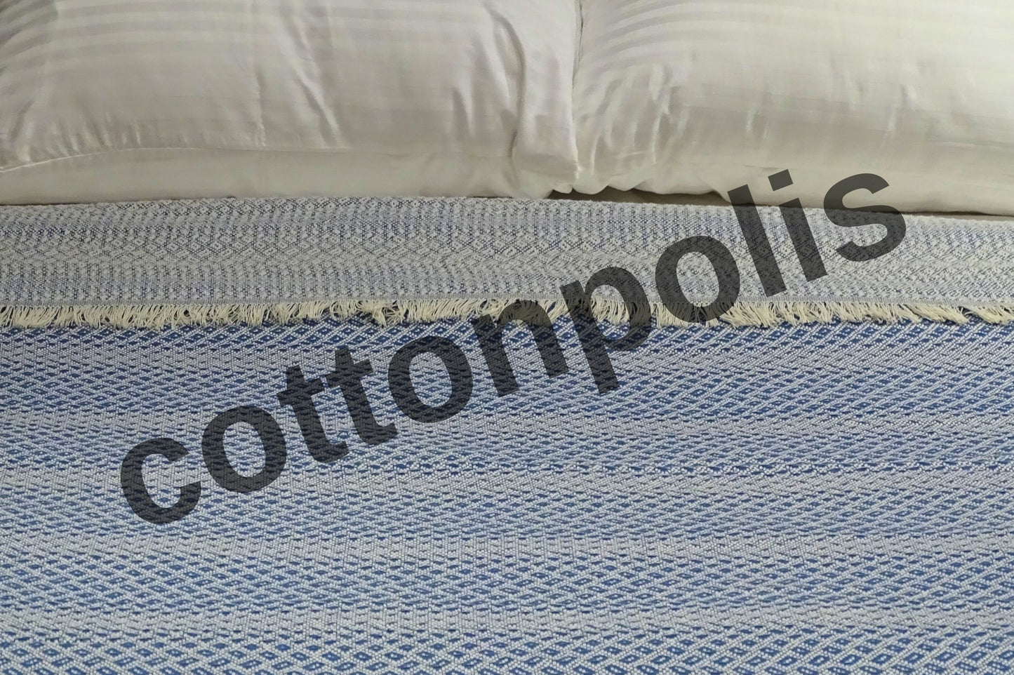 Wholesale Turkish Blankets Zigzag-M3 Bedspreads 100% Cotton by Cottonpolis