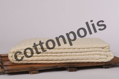 Wholesale Waffle Blankets, 100% Turkish Cotton Waffle Weave Throw Blankets by Cottonpolis