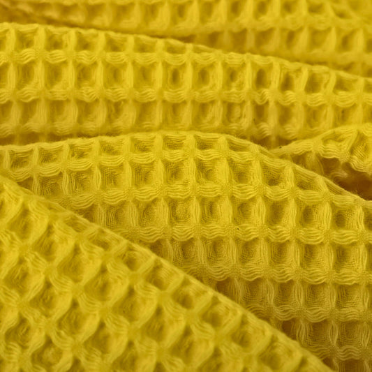 Wholesale Waffle Fabric, Honeycomb Weave by Yard, 100% Turkish Cotton Waffle Cloth by Cottonpolis-3