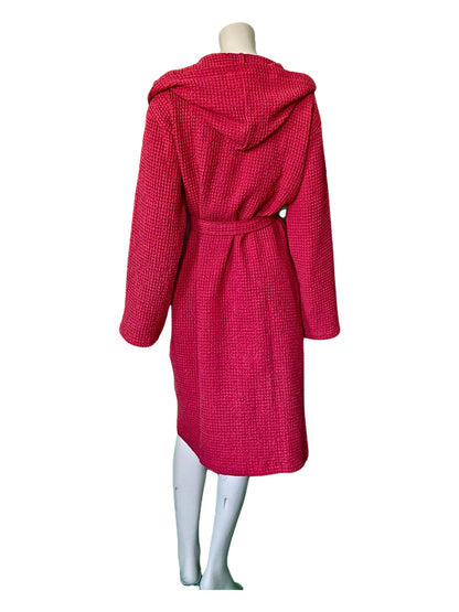 Wholesale Waffle Robes Hooded 100% Turkish Cotton Waffle Bathrobes by Cottonpolis