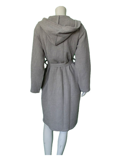 Wholesale Waffle Robes Hooded 100% Turkish Cotton Waffle Bathrobes by Cottonpolis