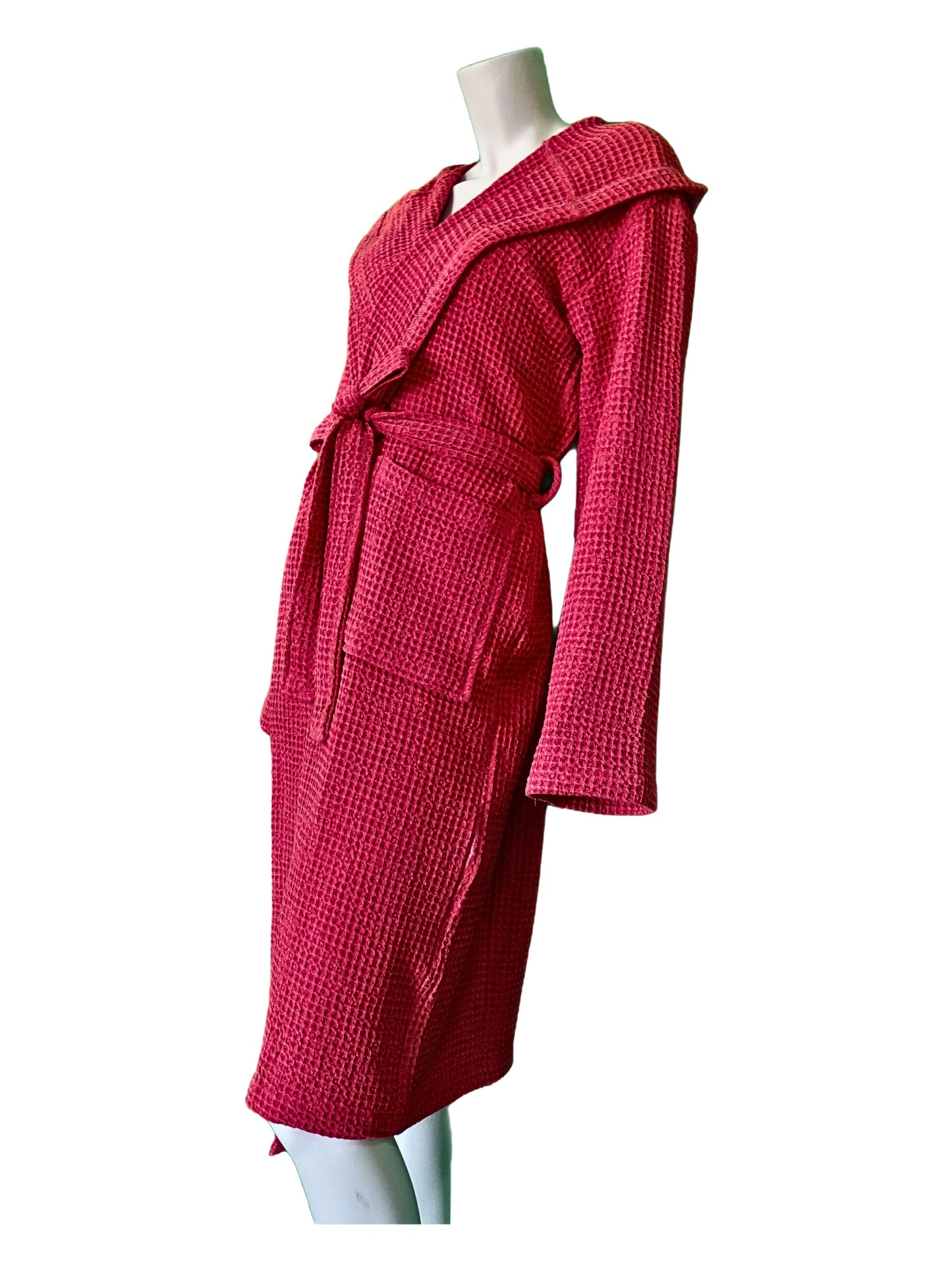 Wholesale Waffle Robes Hooded 100% Turkish Cotton Waffle Bathrobes by Cottonpolis