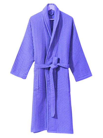 Wholesale Waffle Robes Shawl Collar 100% Turkish Cotton Waffle Bathrobes by Cottonpolis