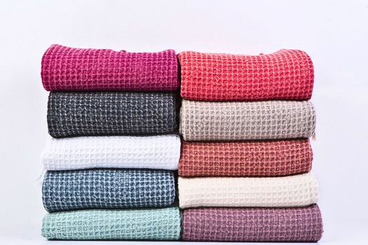 Wholesale Waffle Towels for Beach, Spa, Pool, Bath 100% Turkish Cotton Towel by Cottonpolis-1