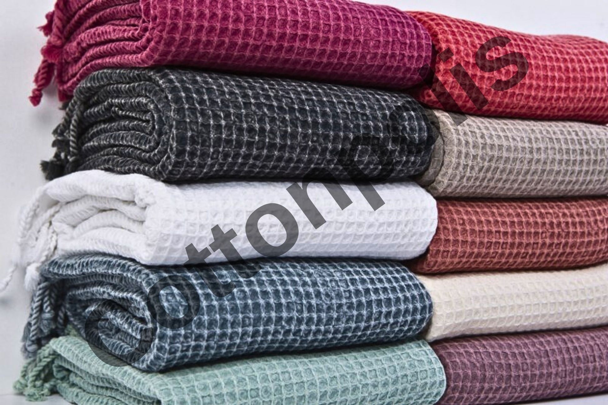 Wholesale Waffle Towels for Beach, Spa, Pool, Bath 100% Turkish Cotton Towel by Cottonpolis-2